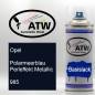 Preview: Opel, Polarmeerblau Perleffekt Metallic, 985: 400ml Sprühdose, von ATW Autoteile West.